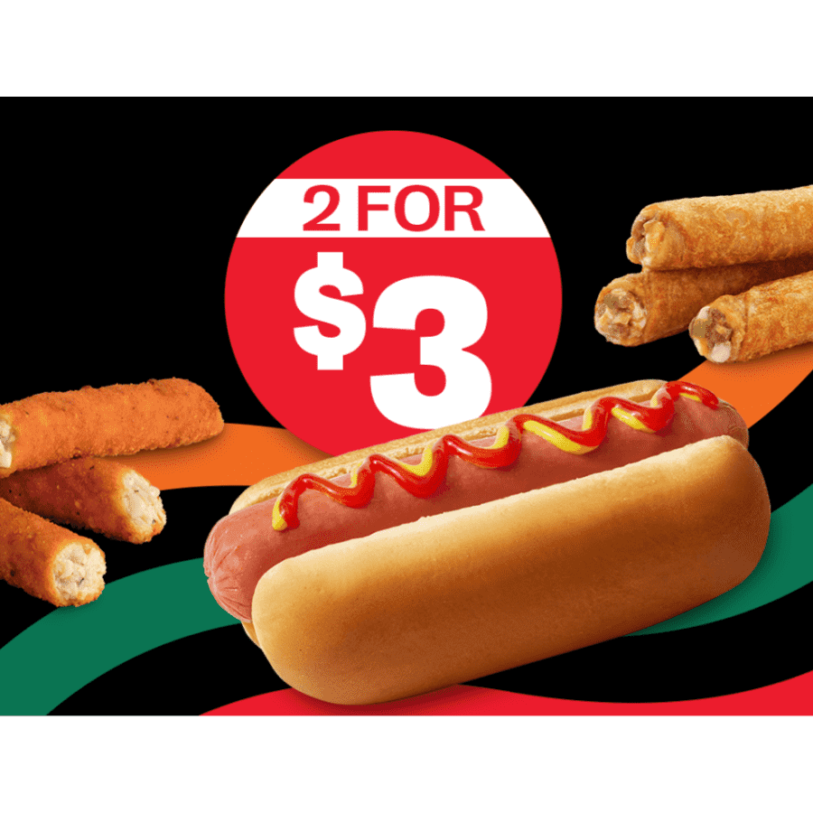 7-Eleven Grill Items: 2 for $3