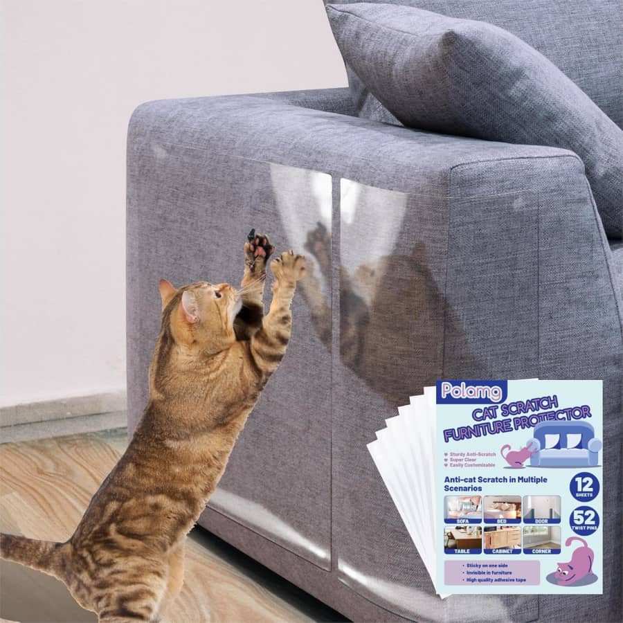 Polamg Anti Cat Scratch Furniture Protector 12-Pack: $15