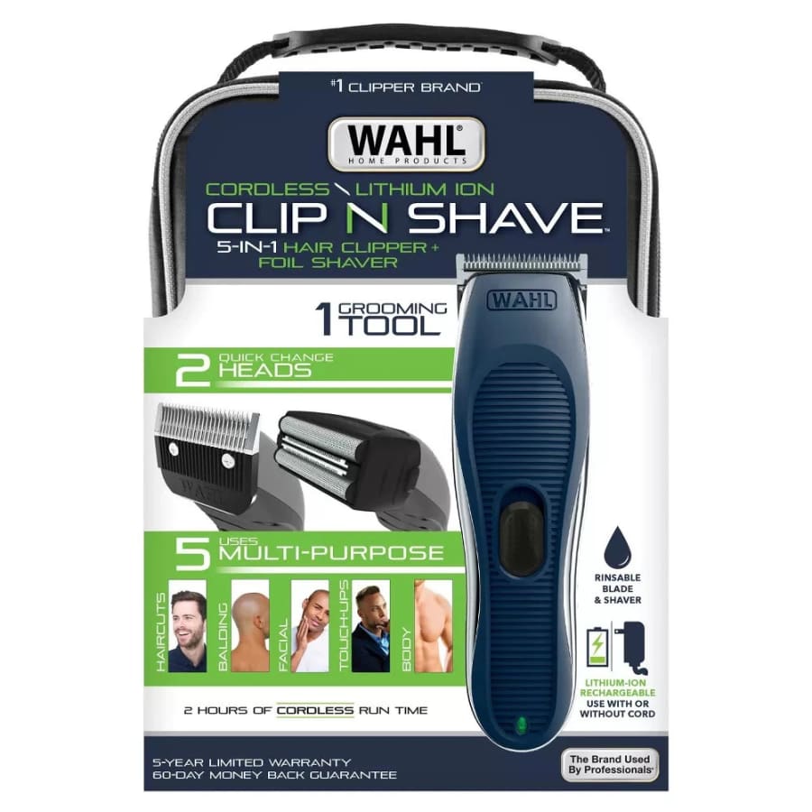 Wahl Clip & Shave 5-in-1 Hair Clipper + Foil Shaver: $29.99 Wahl Clip & Shave 5-in-1 Hair Clipper + Foil Shaver: $29.99