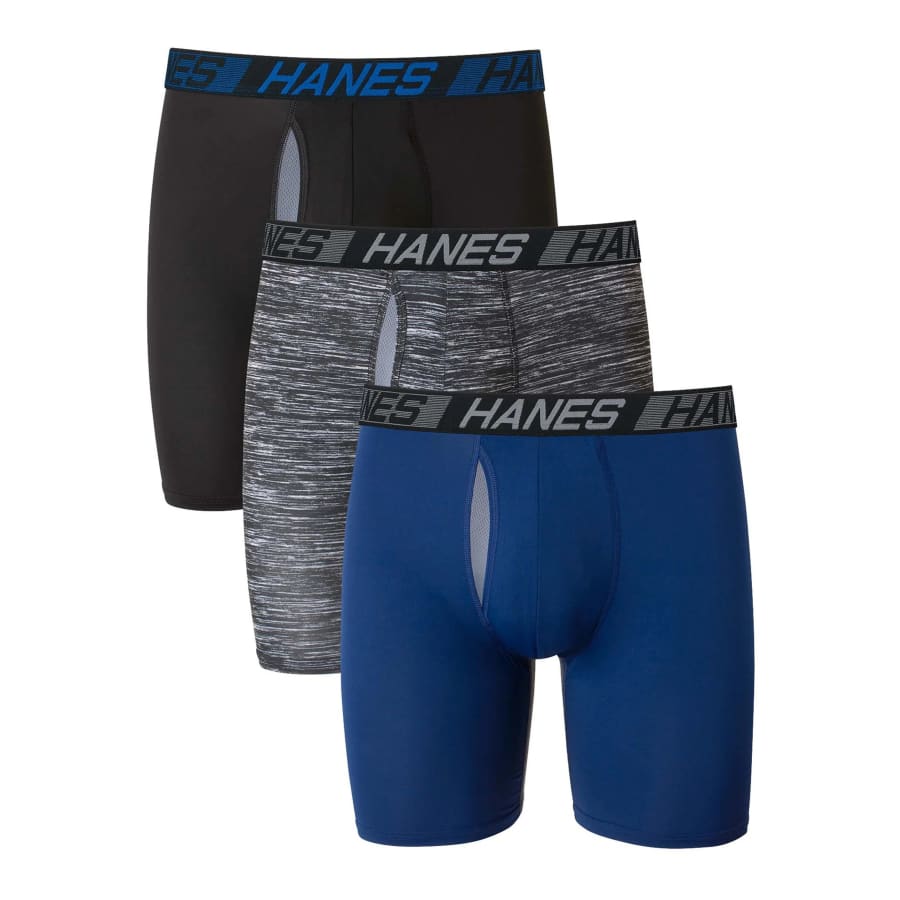 Hanes Men's X-Temp Utility Pocket Boxer Briefs 3-Pack: $10