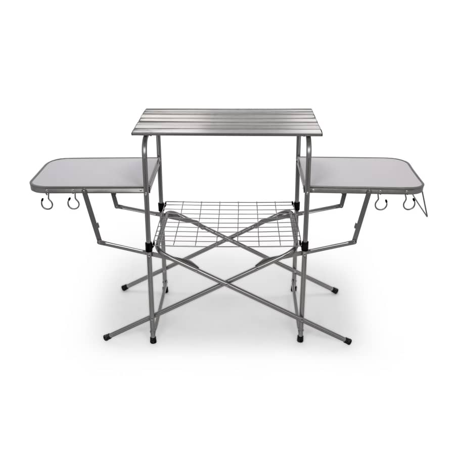 Camco Olympian Deluxe Portable Foldable Grill Table: $67 Camco Olympian Deluxe Portable Foldable Grill Table: $67