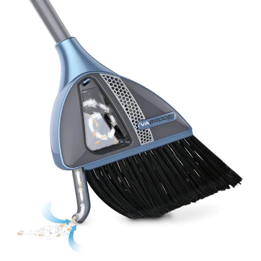Vabroom Cordless 2-in-1 Sweeper w/ Built-In Vacuum: $51.91
