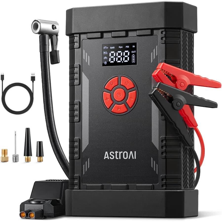 AstroAI A30 Jump Starter with Air Compressor: $40 w/ Prime AstroAI A30 Jump Starter with Air Compressor: $40 w/ Prime