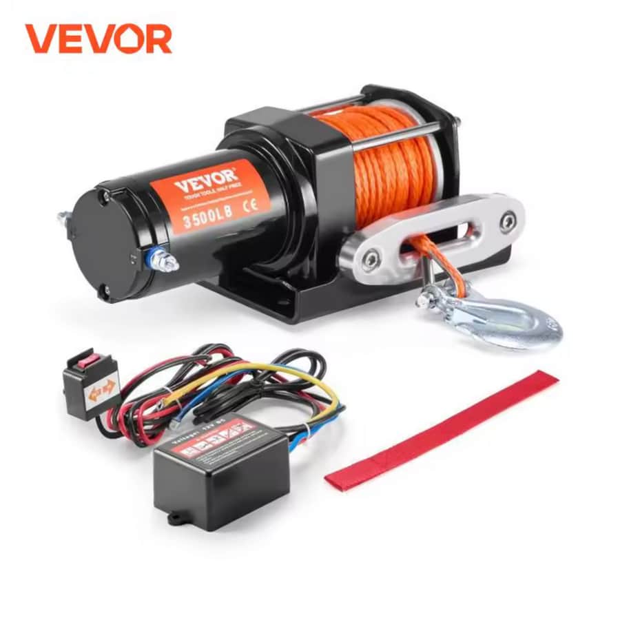 Vevor 3,500-lb. Electric Winch: $65 Vevor 3,500-lb. Electric Winch: $65