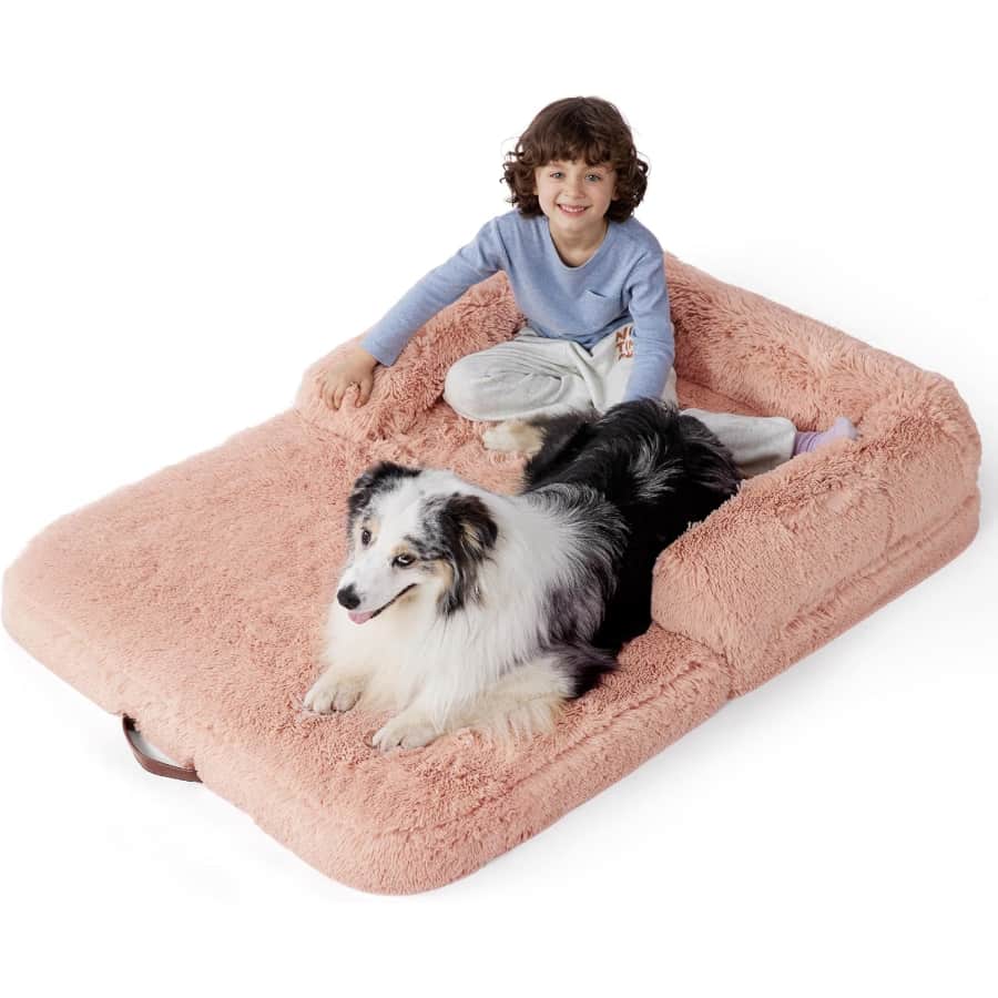Bedsure Kids' Foldable Human Dog Bed: $96 Bedsure Kids' Foldable Human Dog Bed: $96