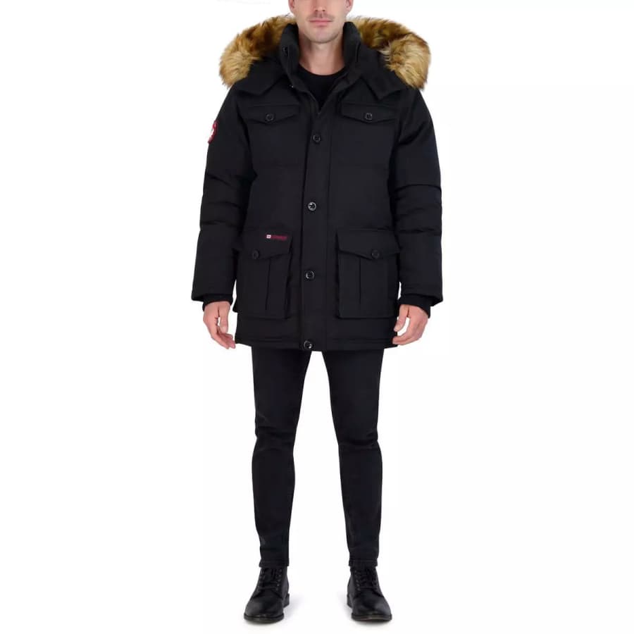 Canada Weather Gear Men's Parka Coat (large sizes): $37