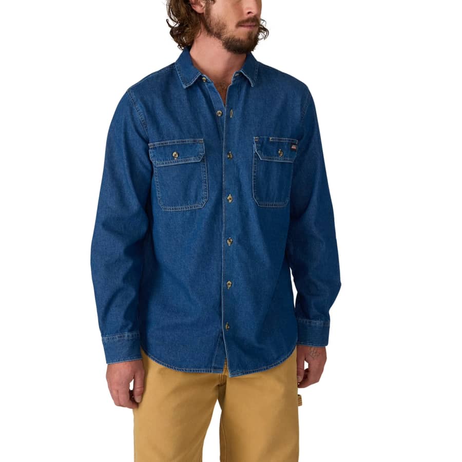Genuine Dickies Men's Denim Shirt: $14.99