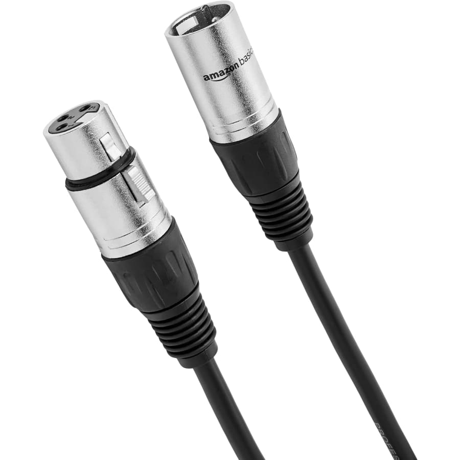 Amazon Basics 10-Foot XLR Microphone Cable: $9