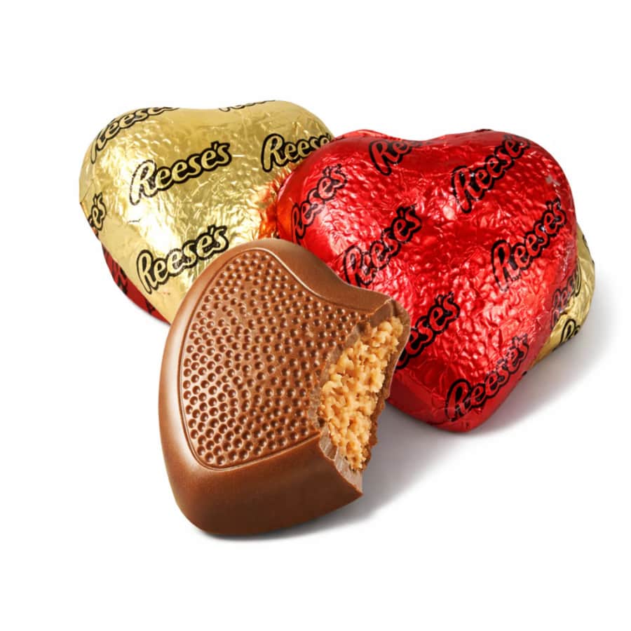 Reese's Peanut Butter Hearts 10-lb Bag: $55