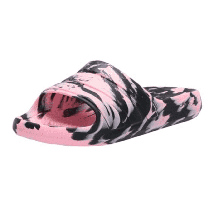 adidas Unisex Adilette Flow Slide Sandals: $13