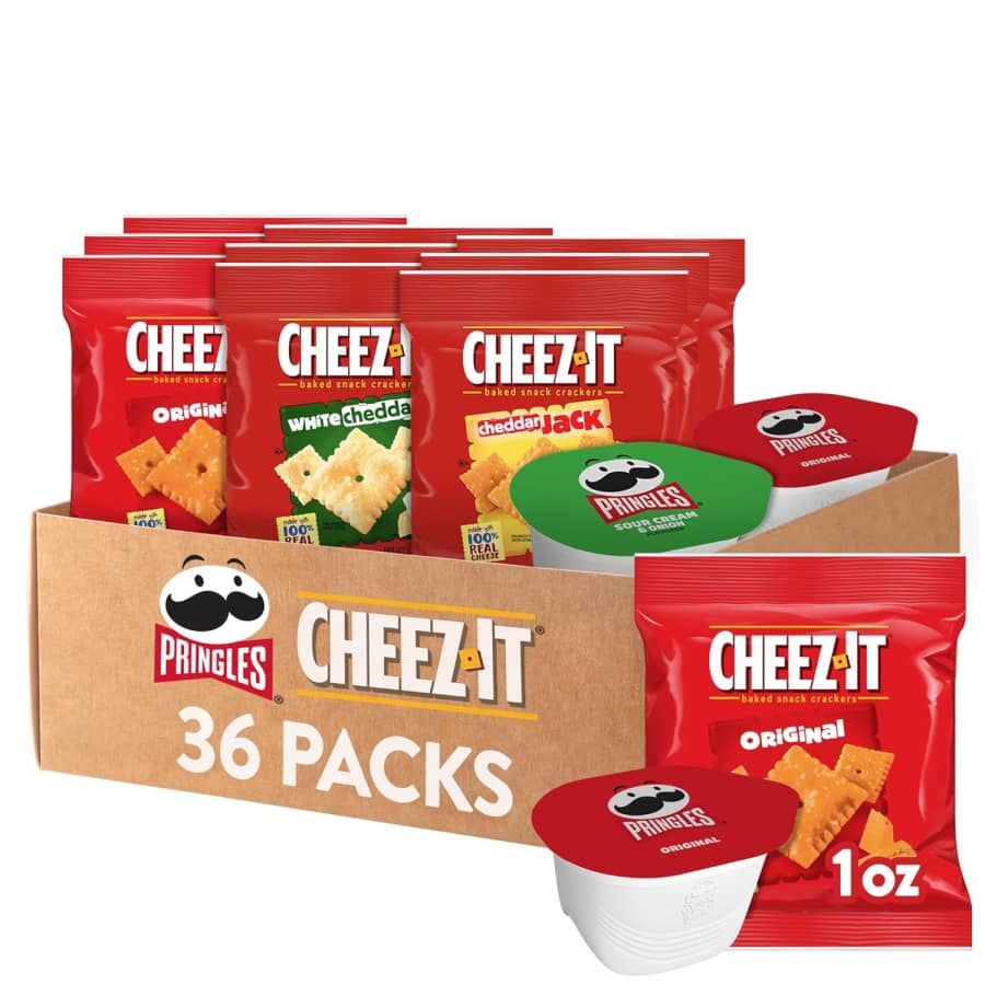 Pringles and Cheez-Its Snack Prime Day Deals at Amazon: 30% off