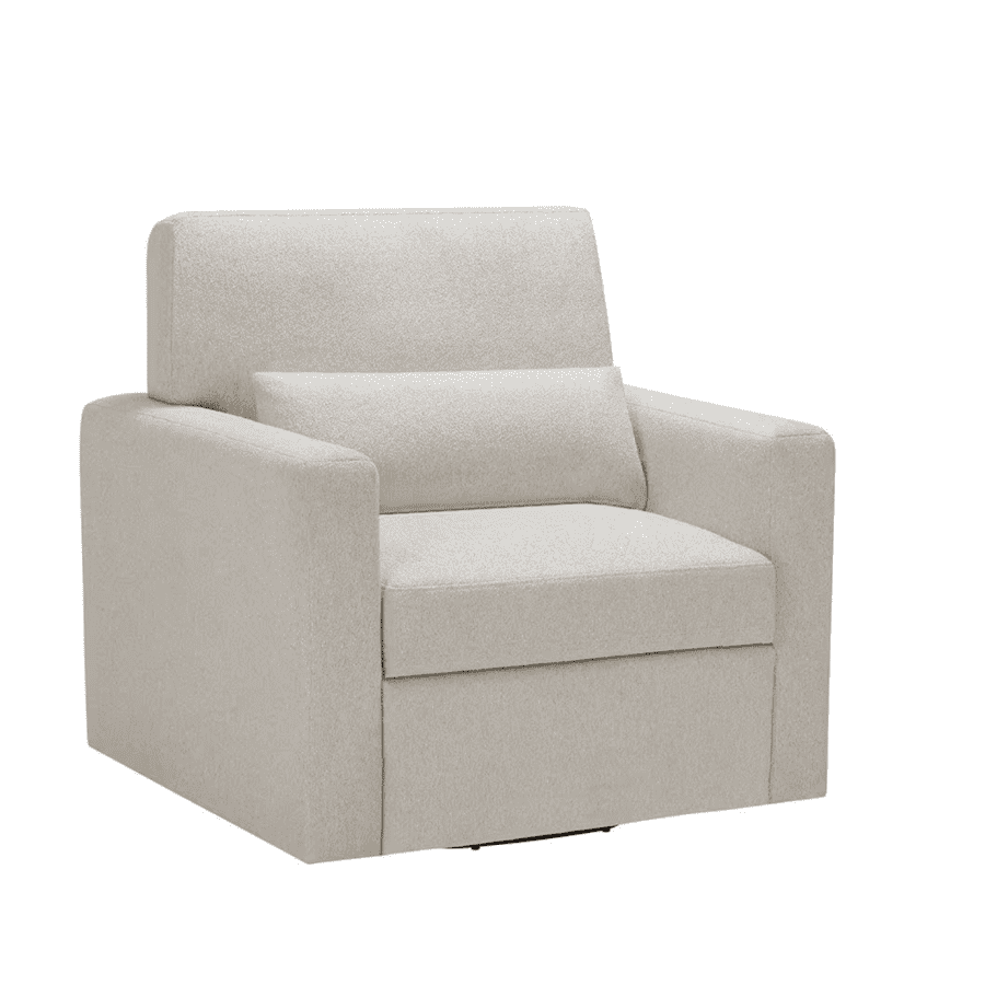 Lazzara Pegosa Boucle Swivel Arm Chair: $293