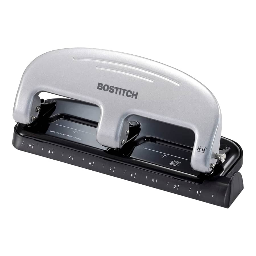 Bostitch EZ Squeeze 3-Hole Punch: $13 w/ Prime