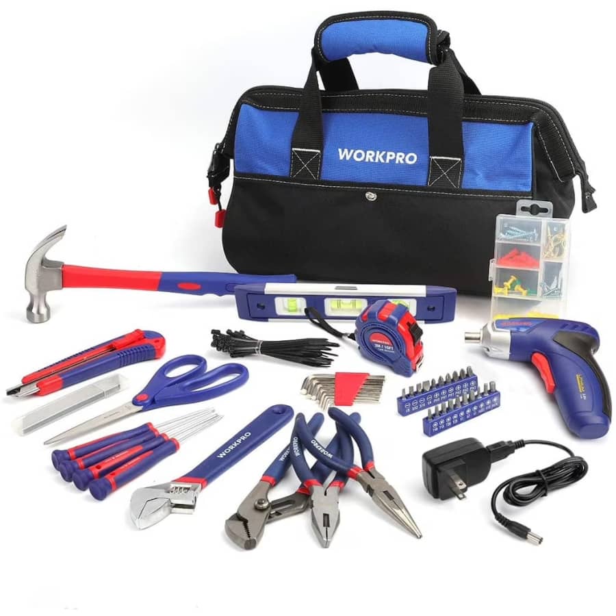 WorkPro 125-Piece Tool Kit: $35