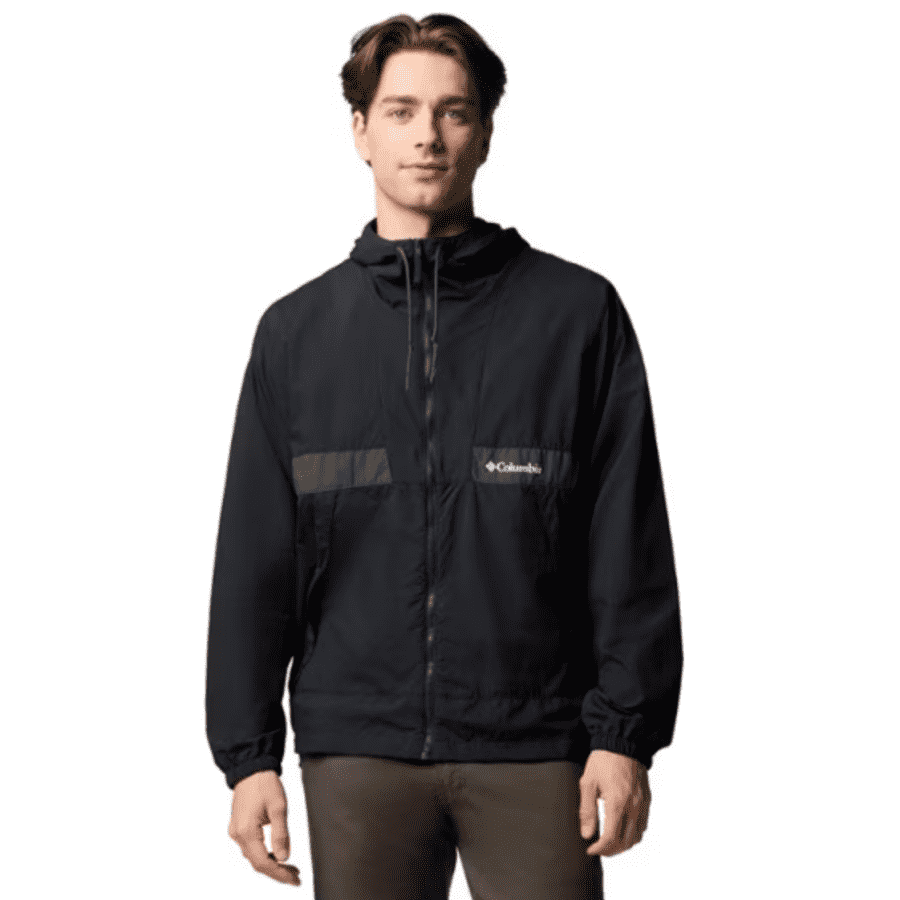 Columbia Men's Spire Valley Hooded Windbreaker: $40 Columbia Men's Spire Valley Hooded Windbreaker: $40