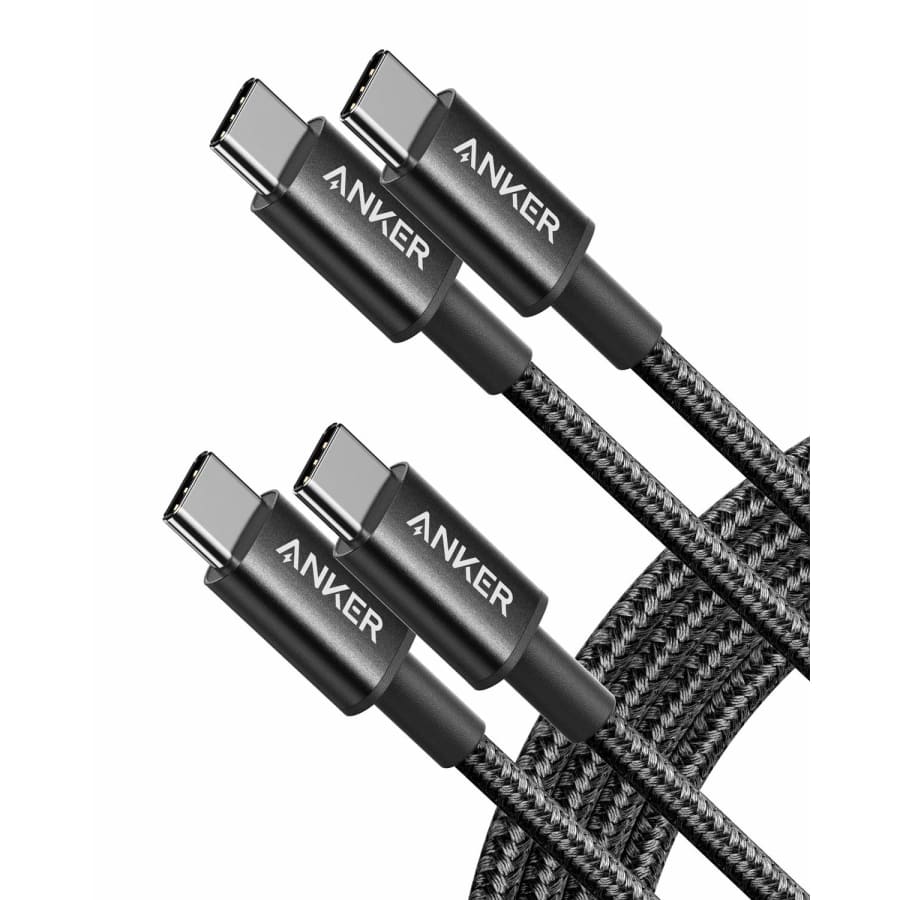 Anker 6-Foot 60W USB-C Fast Charging Cable 2-Pack: $8.49 Anker 6-Foot 60W USB-C Fast Charging Cable 2-Pack: $8.49