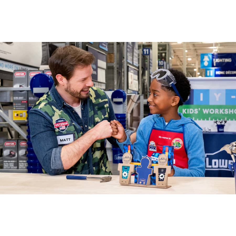 Lowe's Football Spirit Board Workshop: Free for kids on September 29