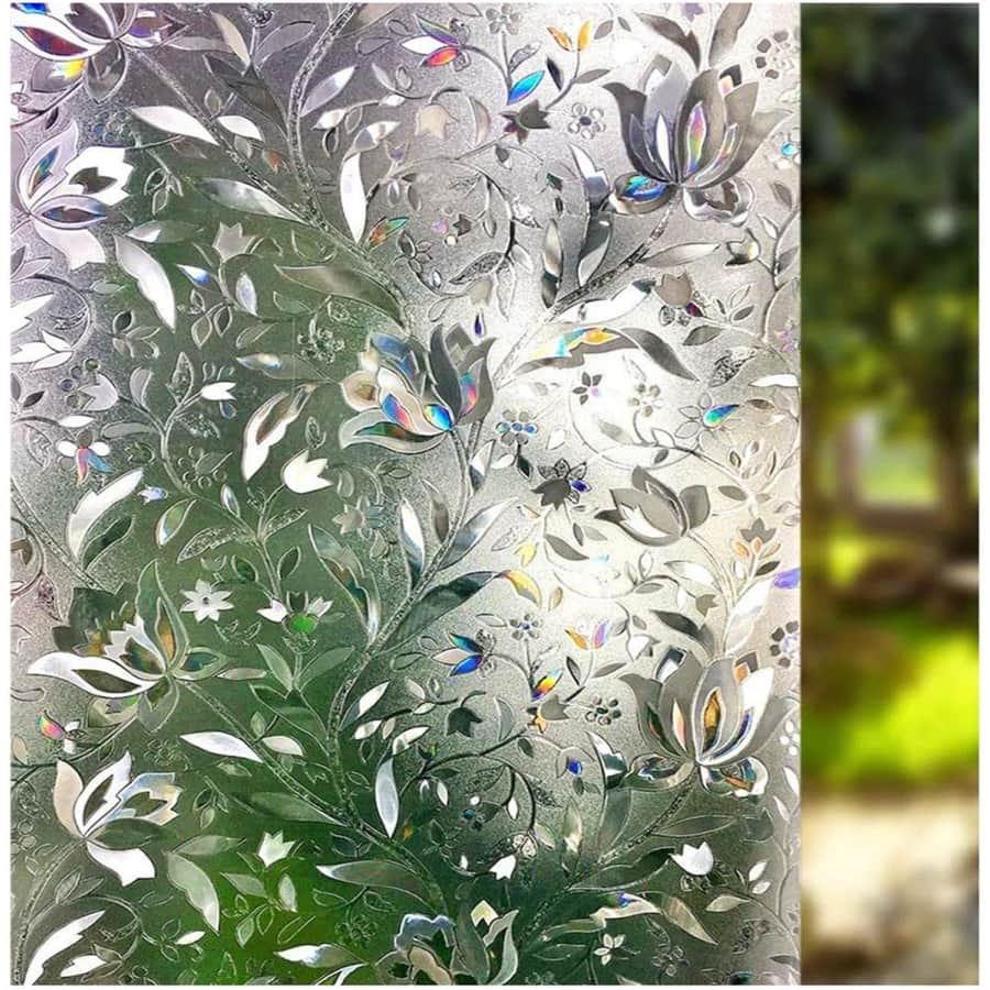 17.5" x 78.7" Decorative Window Privacy Film: $5 17.5" x 78.7" Decorative Window Privacy Film: $5