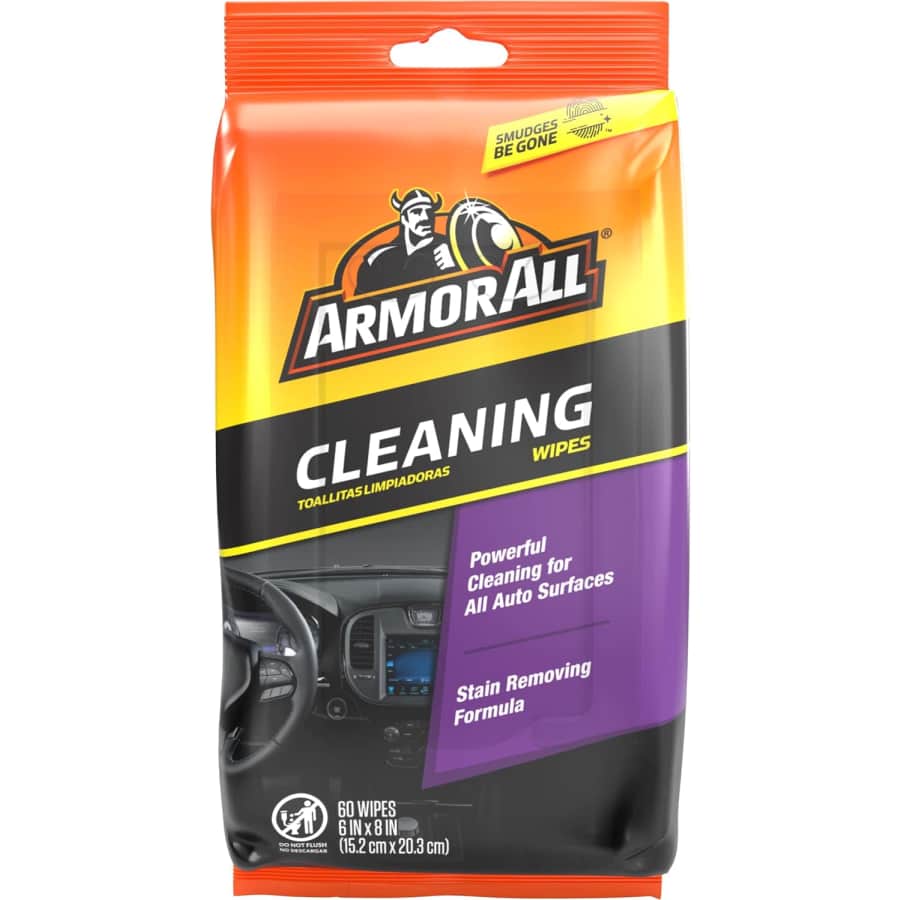 Armor All 60-Count Car Interior Cleaner Wipes: $9.99
