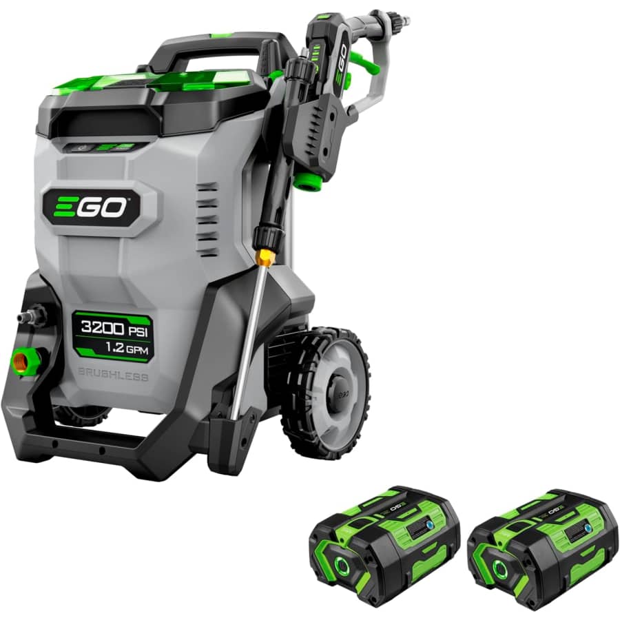 EGO Power+ Electric 3,200 PSI Power Washer w/ 2 56V Batteries: $699