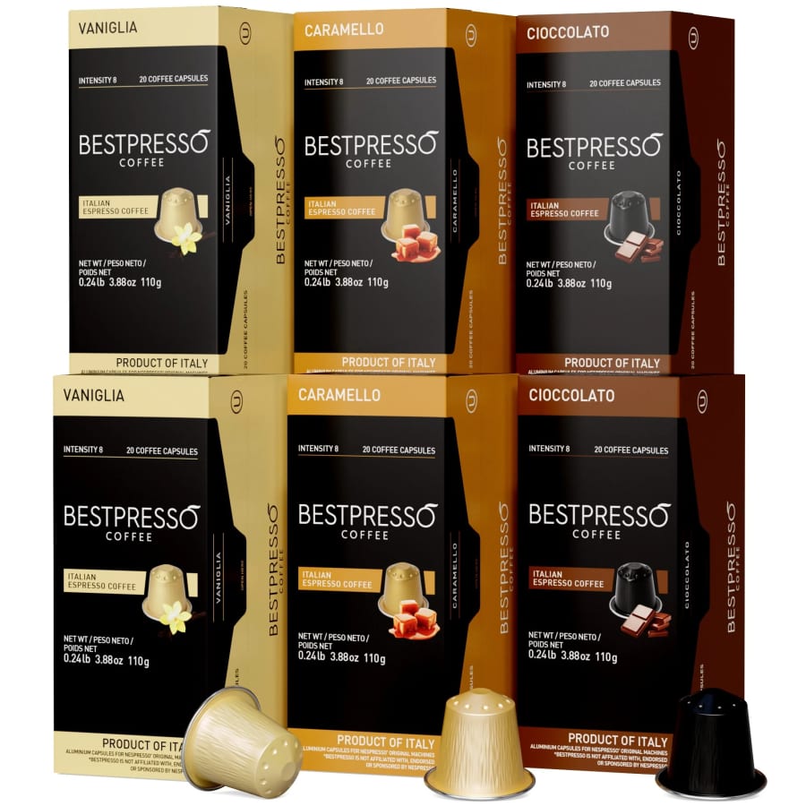Bestpresso Coffee Variety Pack 120-Pack: $25 w/ Subscribe & Save