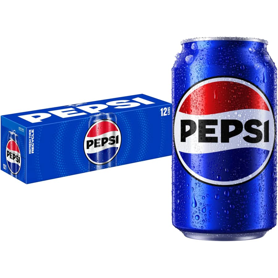 Pepsi Cola Soda Pop 12-fl. oz. Cans 12-Pack: $6.97