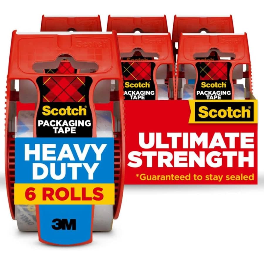 Scotch Ultimate Strength Heavy Duty Packaging Tape 6-Pack: $10.09