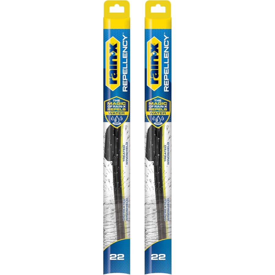 Rain-X Water Repellent 22" Windshield Wiper Blades 2-Pack: $32