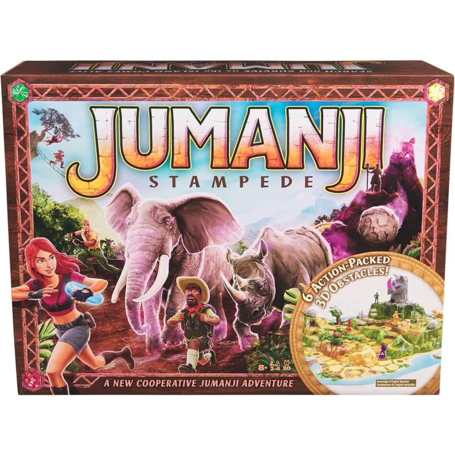 Spin Master Jumanji Stampede Cooperative Board Game: $16.89