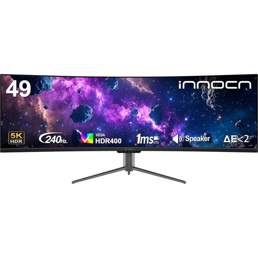 Innocn 49" 1440p 240Hz Ultrawide Curved Gaming Monitor: $645.49 Innocn 49" 1440p 240Hz Ultrawide Curved Gaming Monitor: $645.49