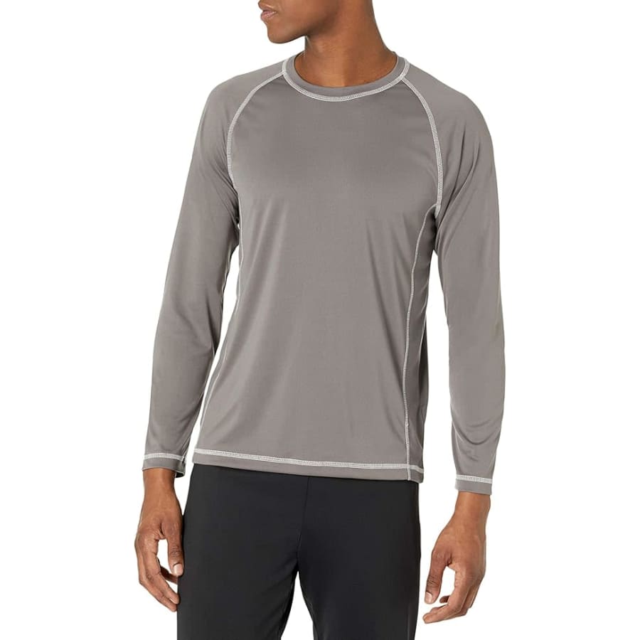 Amazon Essentials Men's Quick-Dry UPF 50 Swim T-Shirt: $5.56
