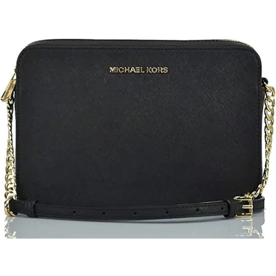 Michael Kors Outlet Jet Set Large Saffiano Leather Crossbody Bag: $47 Michael Kors Outlet Jet Set Large Saffiano Leather Crossbody Bag: $47