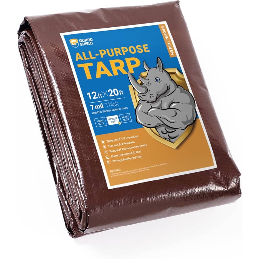 Guard Shield Green 12'x20' Waterproof Tarp: $17