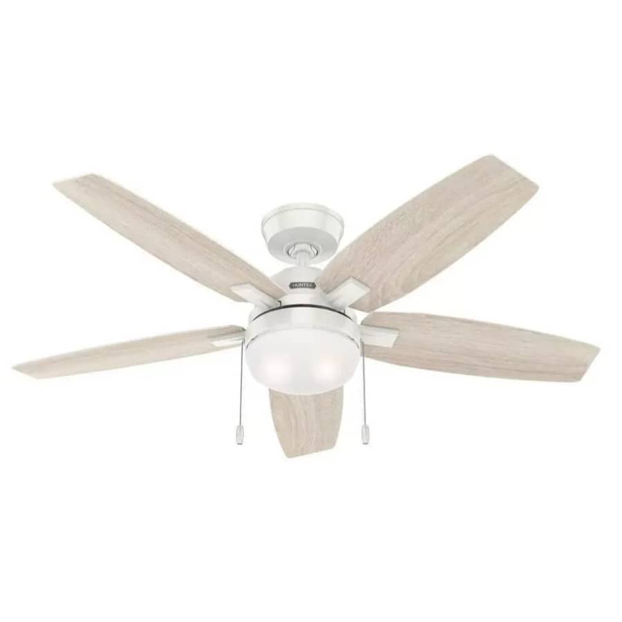 Certified Refurb Hunter Fan Hunter 52" Contemporary Ceiling Fan / Light: $65 Certified Refurb Hunter Fan Hunter 52" Contemporary Ceiling Fan / Light: $65