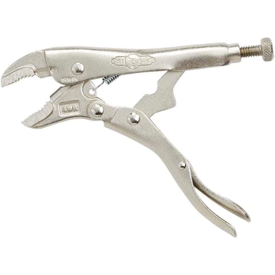 Irwin Vise-Grip 4" Curved Jaw Locking Pliers with Wire Cutter: $9