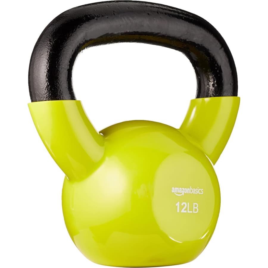 Amazon Basics Vinyl Kettlebell: From $15 w/ Prime