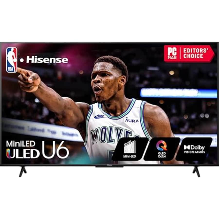 Hisense U6 Series 75" 4K ULED Smart TV: $698 Hisense U6 Series 75" 4K ULED Smart TV: $698