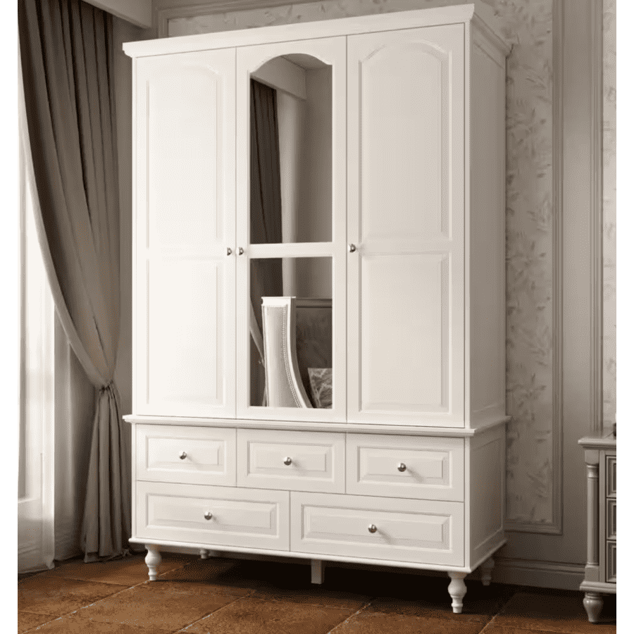 Fufu & Gaga Wardrobe Armoire with Mirror: $253