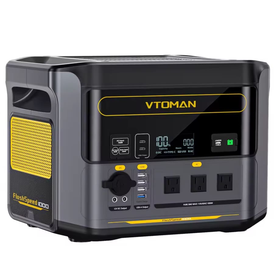 Vtoman FlashSpeed 1000W Portable Power Station: $282.23 Vtoman FlashSpeed 1000W Portable Power Station: $282.23