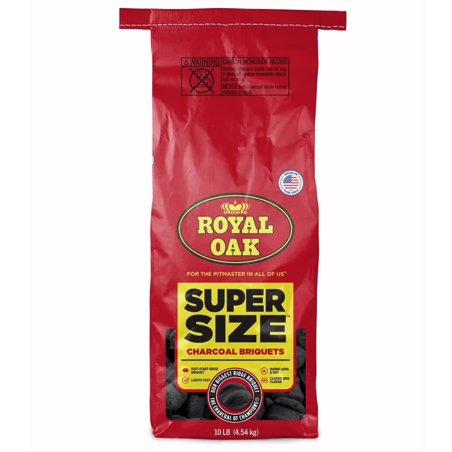 Royal Oak Super Size 10-Lbs. Classic BBQ Charcoal Briquettes: $5 Royal Oak Super Size 10-Lbs. Classic BBQ Charcoal Briquettes: $5
