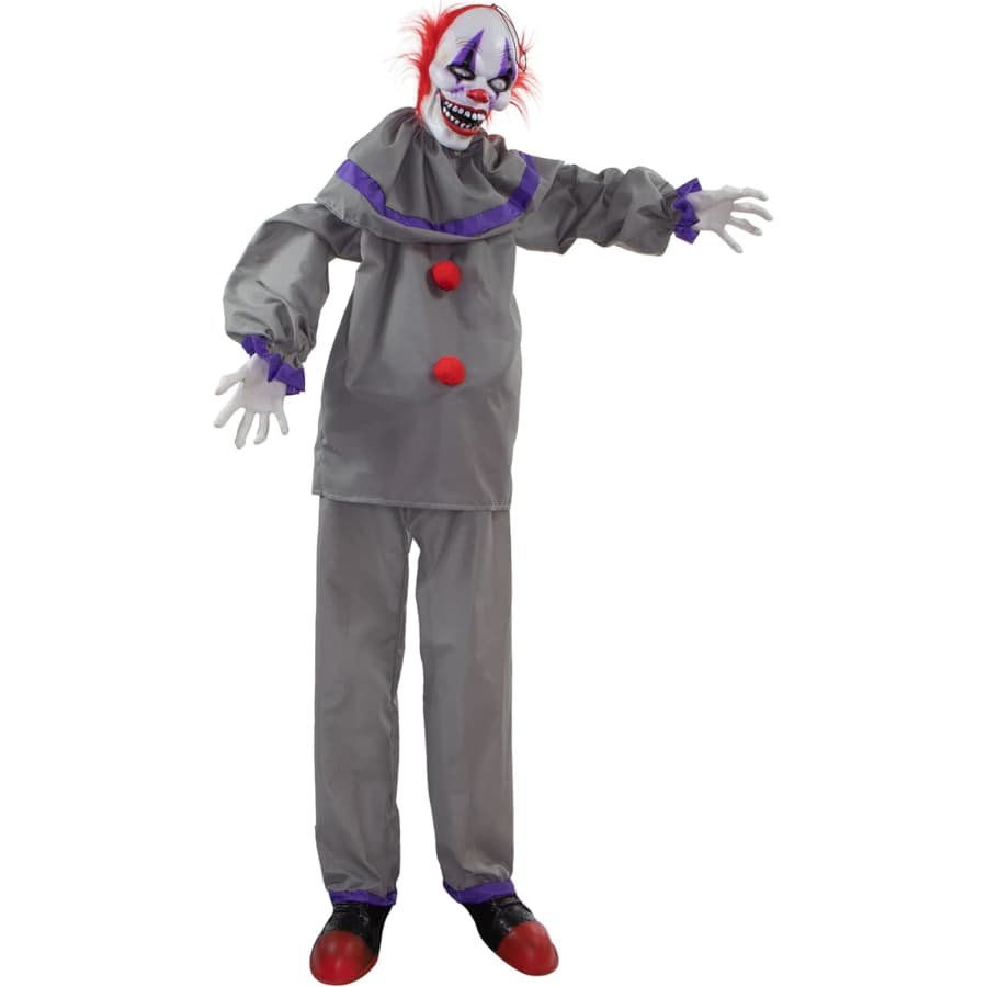 Haunted Hill Farm Talking Clown Halloween Animatronic: $50 Haunted Hill Farm Talking Clown Halloween Animatronic: $50
