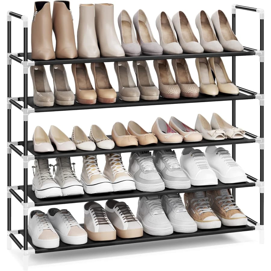 Songmics 5-Tier Shoe Rack: $15