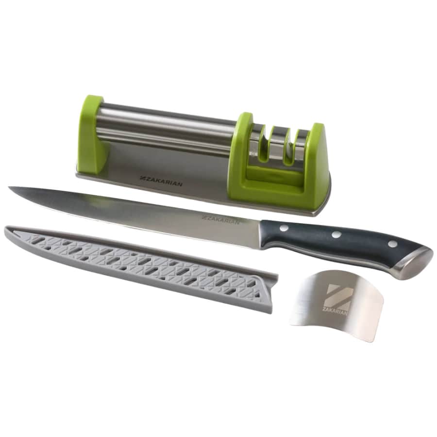 Zakarian by Dash 8" Slicing Knife w/ Sharpener: $15