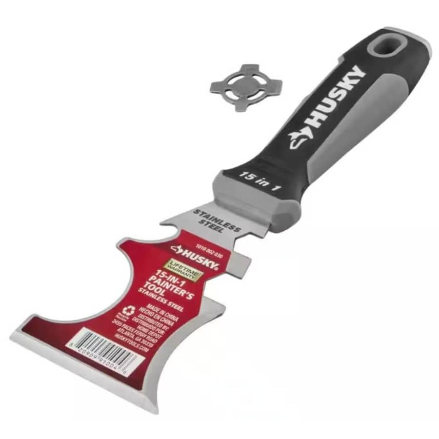 Husky 15-in-1 Stainless Steel Painters Multi-Tool: $7 Husky 15-in-1 Stainless Steel Painters Multi-Tool: $7