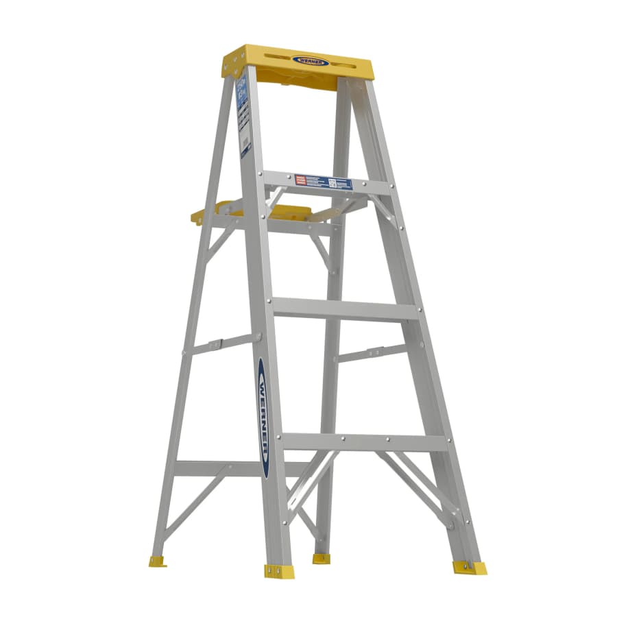 Werner 300 4-Foot Aluminum Step ladder: $54 Werner 300 4-Foot Aluminum Step ladder: $54