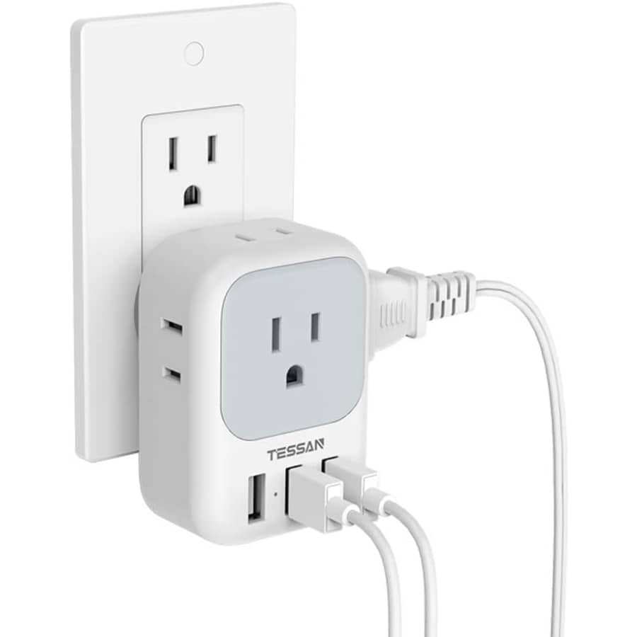 Tessan USB Charger Block: $12