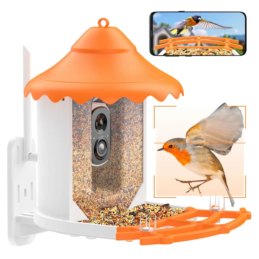 Sannce Wireless Bird Feeder with 1080p Camera: $86 Sannce Wireless Bird Feeder with 1080p Camera: $86