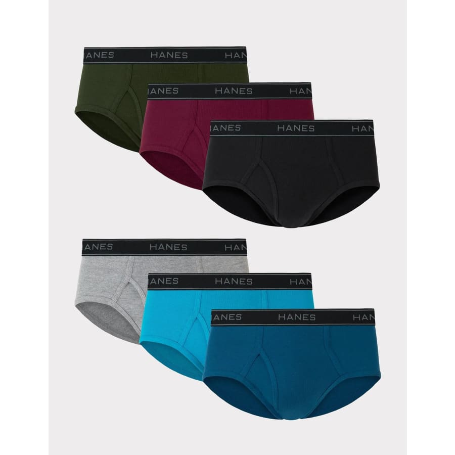 Hanes Men's Mid-Rise Brief Underwear 6-Pack: $18 Hanes Men's Mid-Rise Brief Underwear 6-Pack: $18