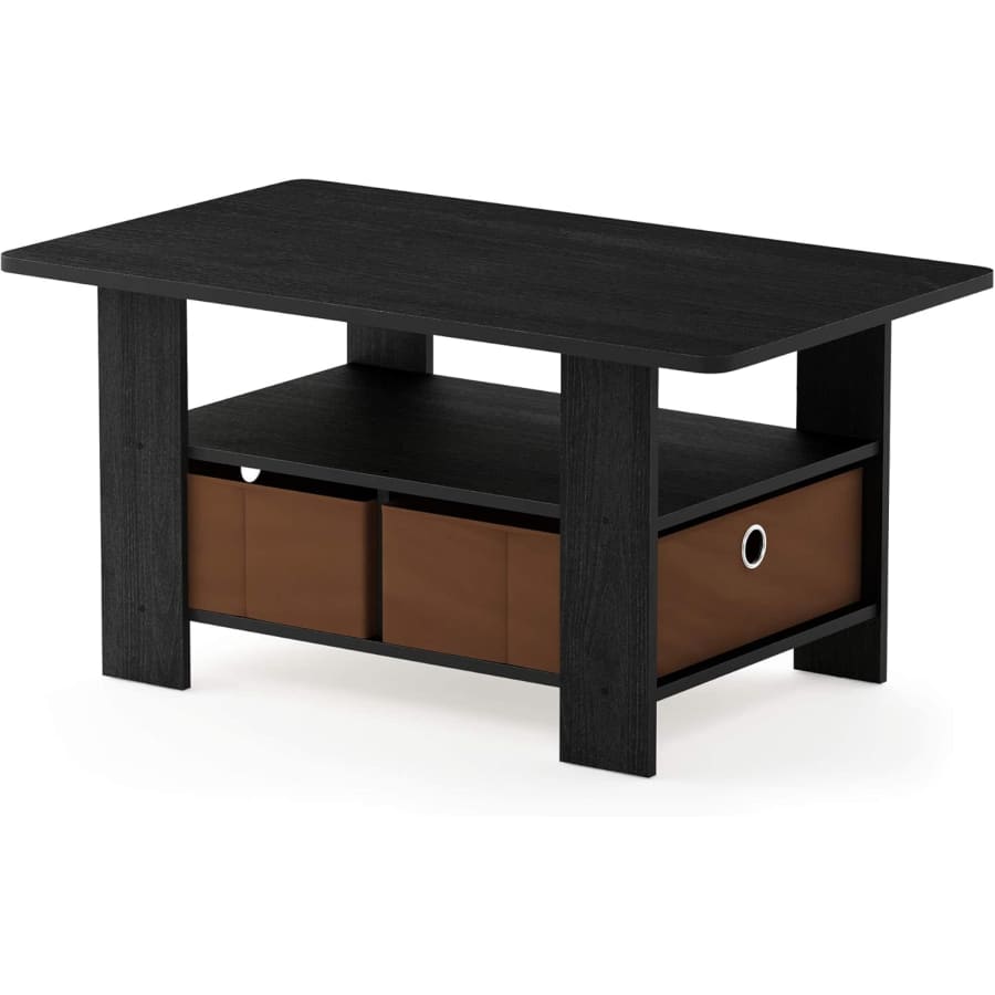 Furinno Andrey Coffee Table w/ Drawers: $23 Furinno Andrey Coffee Table w/ Drawers: $23