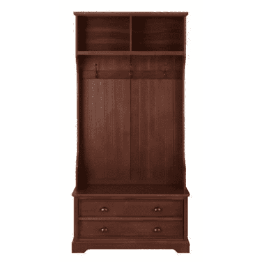 Home Decorators Collection Wilmington Wood Hall Tree with Bench and Storage: $286 Home Decorators Collection Wilmington Wood Hall Tree with Bench and Storage: $286